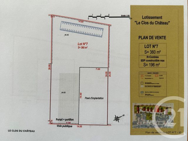 Terrain &agrave; vendre - 360 m2 - Lesches - 77 - ILE-DE-FRANCE