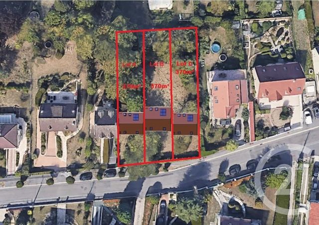 Terrain &agrave; vendre - 370 m2 - Lagny Sur Marne - 77 - ILE-DE-FRANCE