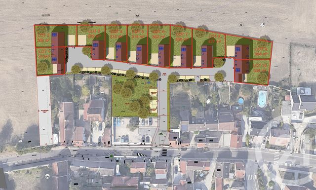 Terrain &agrave; vendre - 362 m2 - Lesches - 77 - ILE-DE-FRANCE