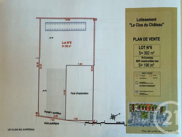 Terrain &agrave; vendre - 362 m2 - Lesches - 77 - ILE-DE-FRANCE