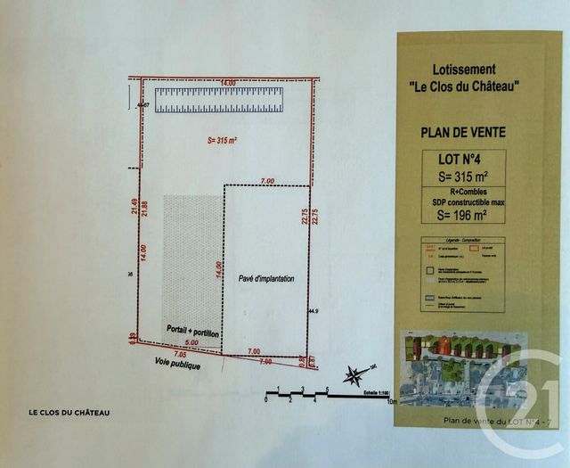 Terrain &agrave; vendre - 315 m2 - Lesches - 77 - ILE-DE-FRANCE