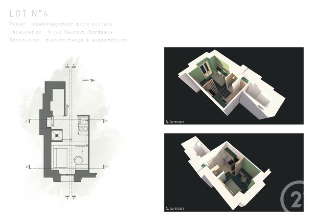 Appartement Studette &agrave; vendre - 1 pi&egrave;ce - 11,04 m2 - Bordeaux - 33 - AQUITAINE