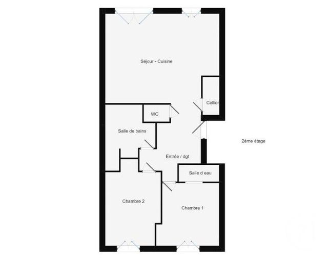 Appartement T3 &agrave; vendre - 3 pi&egrave;ces - 73 m2 - Bordeaux - 33 - AQUITAINE