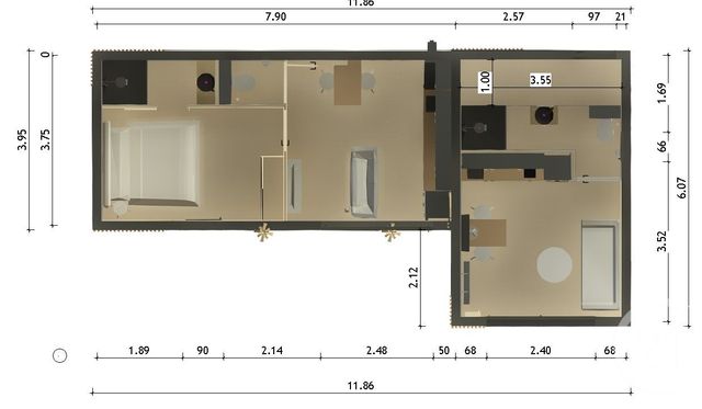 Immeuble &agrave; vendre - 68 m2 - Coulounieix Chamiers - 24 - AQUITAINE