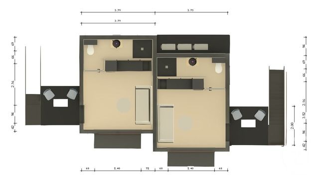 Immeuble &agrave; vendre - 68 m2 - Coulounieix Chamiers - 24 - AQUITAINE