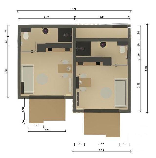 Immeuble &agrave; vendre - 68 m2 - Coulounieix Chamiers - 24 - AQUITAINE