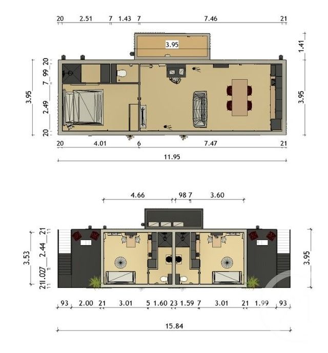 Immeuble &agrave; vendre - 68 m2 - Coulounieix Chamiers - 24 - AQUITAINE