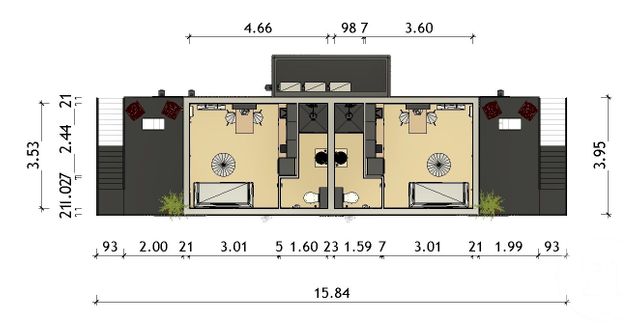 Immeuble &agrave; vendre - 68 m2 - Coulounieix Chamiers - 24 - AQUITAINE