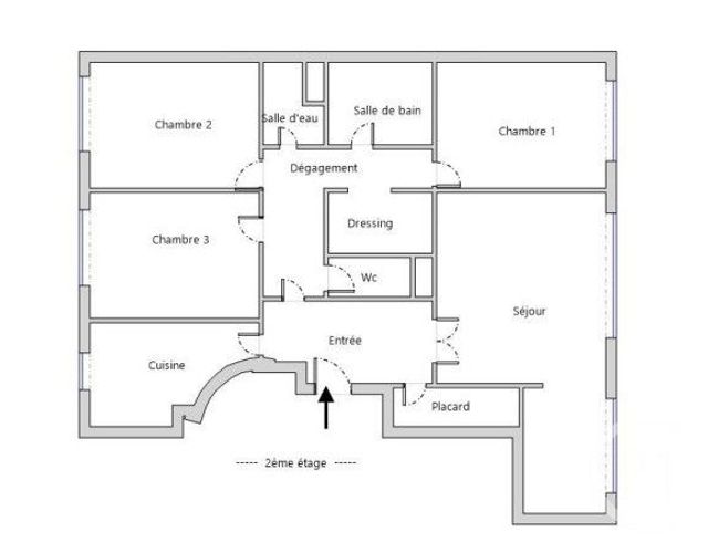 Appartement F5 &agrave; vendre - 5 pi&egrave;ces - 99 m2 - Paris - 75015 - ILE-DE-FRANCE