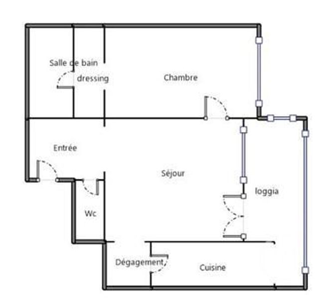Appartement F2 &agrave; vendre - 2 pi&egrave;ces - 70,48 m2 - Paris - 75015 - ILE-DE-FRANCE