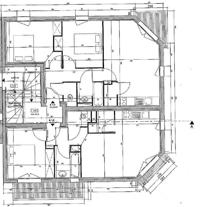 Appartement T4 à louer - 4 pièces - 89,83 m2 - Merignac - 33 - AQUITAINE