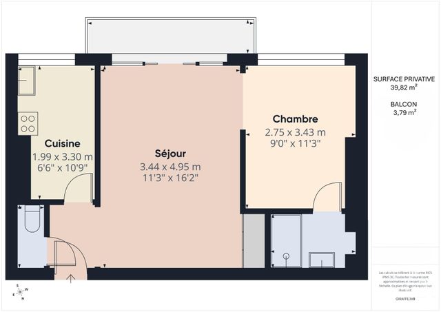 Appartement T2 &agrave; vendre - 2 pi&egrave;ces - 40 m2 - Boulogne Billancourt - 92 - ILE-DE-FRANCE