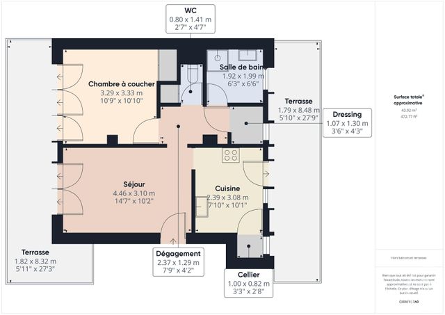 Appartement T2 &agrave; vendre - 2 pi&egrave;ces - 43,52 m2 - Boulogne Billancourt - 92 - ILE-DE-FRANCE