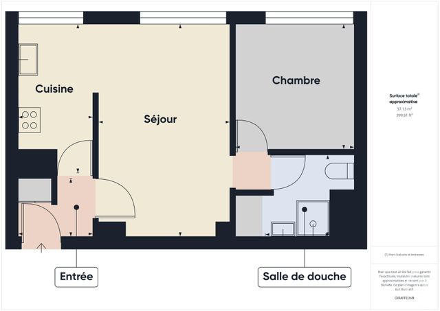Appartement F2 &agrave; louer - 2 pi&egrave;ces - 37,10 m2 - Boulogne Billancourt - 92 - ILE-DE-FRANCE