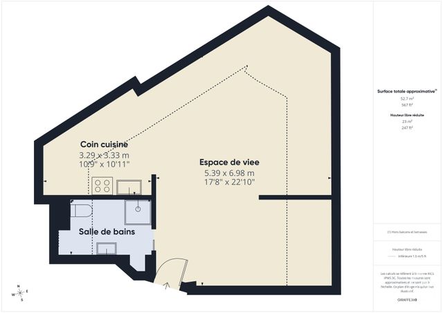 Appartement Studio &agrave; vendre - 1 pi&egrave;ce - 21,35 m2 - Boulogne Billancourt - 92 - ILE-DE-FRANCE