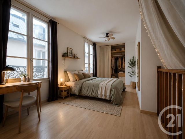 Appartement Duplex &agrave; vendre - 2 pi&egrave;ces - 43,58 m2 - Paris - 75020 - ILE-DE-FRANCE