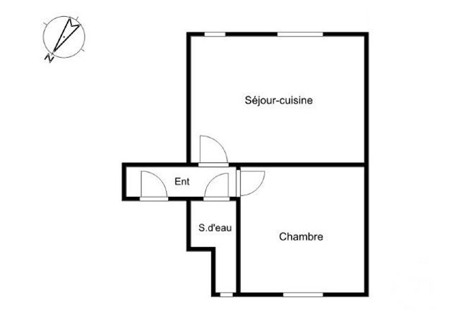 Appartement F2 &agrave; vendre - 2 pi&egrave;ces - 27,29 m2 - Paris - 75020 - ILE-DE-FRANCE