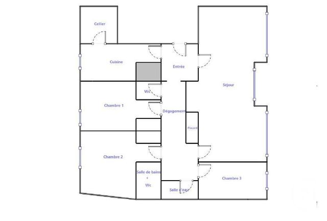 Appartement F5 &agrave; vendre - 5 pi&egrave;ces - 115,16 m2 - Paris - 75020 - ILE-DE-FRANCE