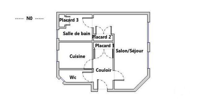 Appartement F2 à vendre - 2 pièces - 33,10 m2 - Paris - 75007 - ILE-DE-FRANCE