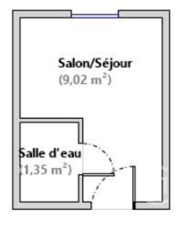 Appartement F1 &agrave; vendre - 1 pi&egrave;ce - 10,33 m2 - Paris - 75015 - ILE-DE-FRANCE