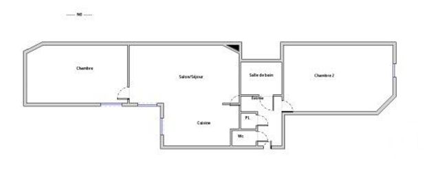 Appartement F3 à vendre - 3 pièces - 48,07 m2 - Paris - 75015 - ILE-DE-FRANCE