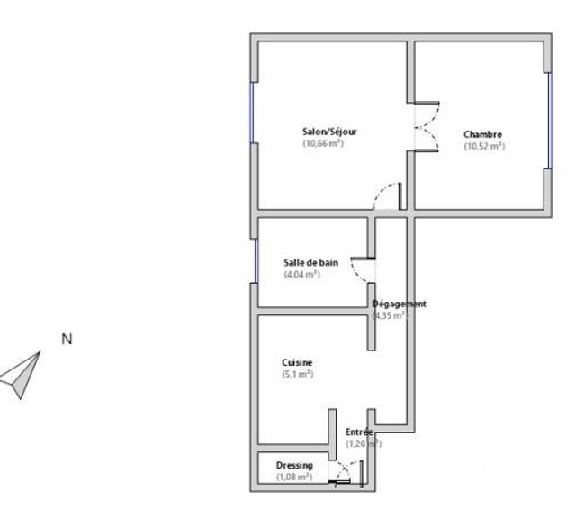 Appartement F2 à vendre - 2 pièces - 36,73 m2 - Paris - 75015 - ILE-DE-FRANCE