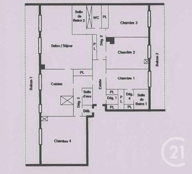 Appartement à vendre - 6 pièces - 144,22 m2 - Paris - 75015 - ILE-DE-FRANCE