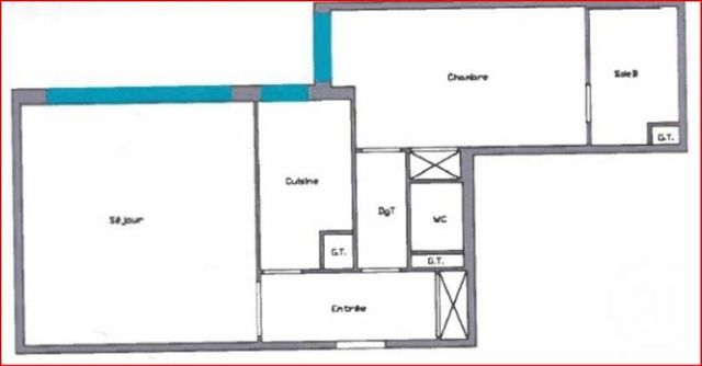 Appartement F2 &agrave; vendre - 2 pi&egrave;ces - 48,74 m2 - Paris - 75015 - ILE-DE-FRANCE