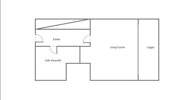 Appartement F1 &agrave; vendre - 1 pi&egrave;ce - 30,40 m2 - Paris - 75015 - ILE-DE-FRANCE