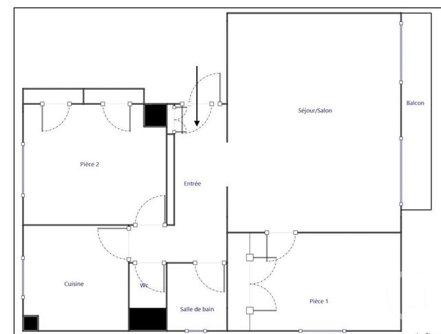 Appartement F4 &agrave; vendre - 4 pi&egrave;ces - 72 m2 - 94 - ILE-DE-FRANCE