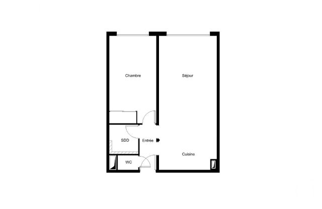 Appartement F2 &agrave; louer - 2 pi&egrave;ces - 41,93 m2 - Paris - 75015 - ILE-DE-FRANCE