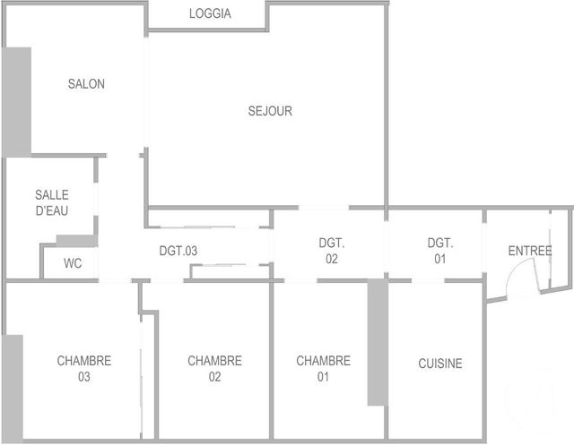 Appartement F5 &agrave; vendre - 5 pi&egrave;ces - 111 m2 - Paris - 75015 - ILE-DE-FRANCE