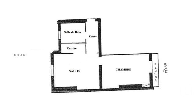 Appartement F2 &agrave; louer - 2 pi&egrave;ces - 34,18 m2 - Paris - 75013 - ILE-DE-FRANCE