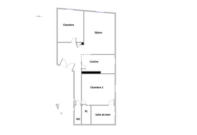 Appartement F3 &agrave; louer - 3 pi&egrave;ces - 66,06 m2 - Paris - 75015 - ILE-DE-FRANCE