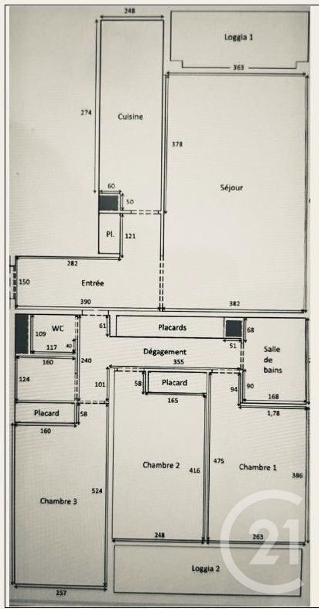 Appartement F4 &agrave; vendre - 4 pi&egrave;ces - 90,89 m2 - Paris - 75015 - ILE-DE-FRANCE