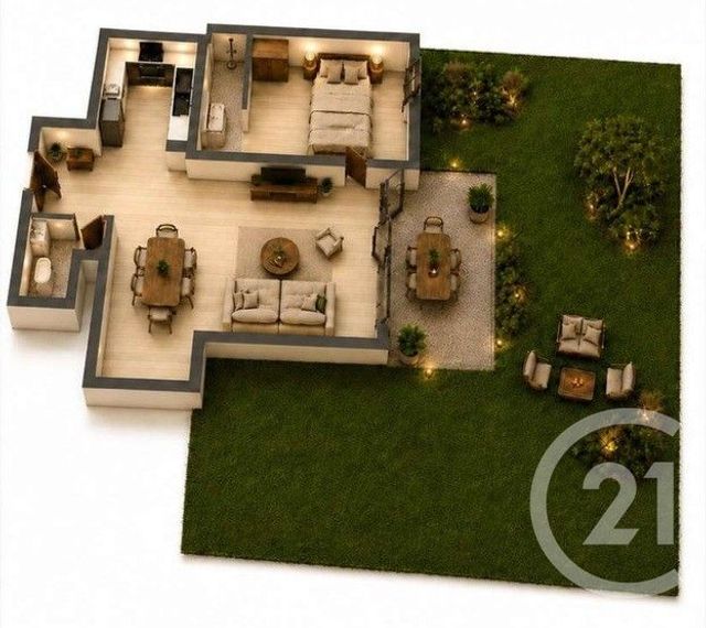 Appartement F2 &agrave; vendre - 2 pi&egrave;ces - 50,50 m2 - Thiais - 94 - ILE-DE-FRANCE