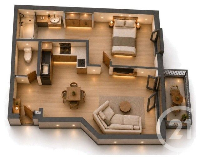Appartement F2 &agrave; vendre - 2 pi&egrave;ces - 41,50 m2 - Thiais - 94 - ILE-DE-FRANCE