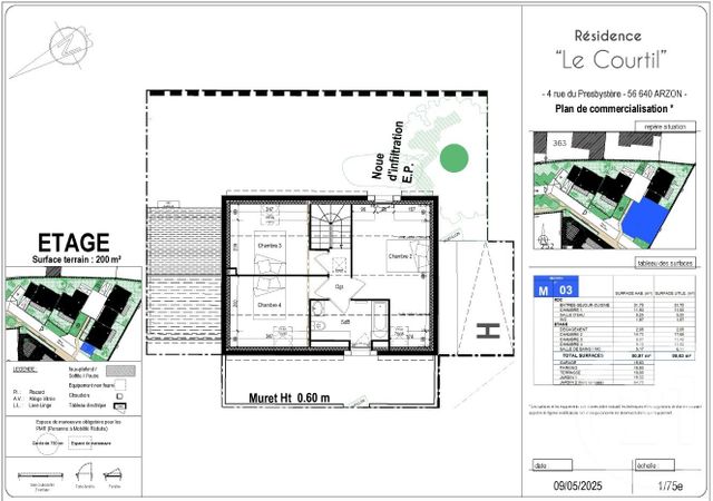 Maison &agrave; vendre - 5 pi&egrave;ces - 90,97 m2 - Arzon - 56 - BRETAGNE