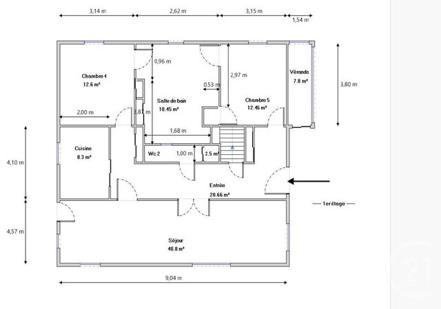 Maison &agrave; vendre - 6 pi&egrave;ces - 176,98 m2 - St Didier Au Mont D Or - 69 - RHONE-ALPES