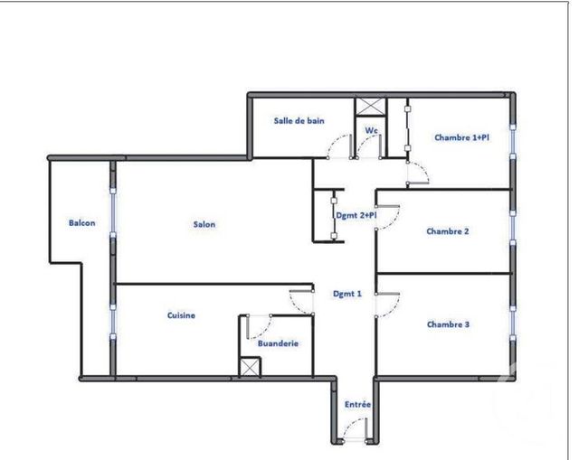Appartement &agrave; vendre - 4 pi&egrave;ces - 90,67 m2 - Champagne Au Mont D Or - 69 - RHONE-ALPES