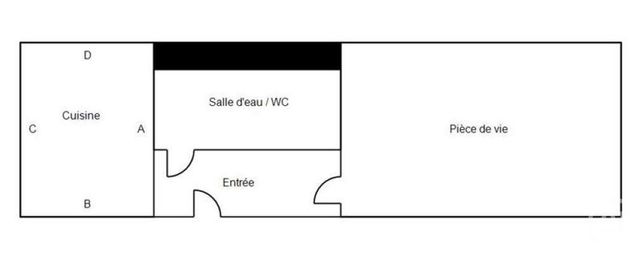 Appartement F1 à louer - 1 pièce - 22 m2 - Ste Suzanne - 25 - FRANCHE-COMTE