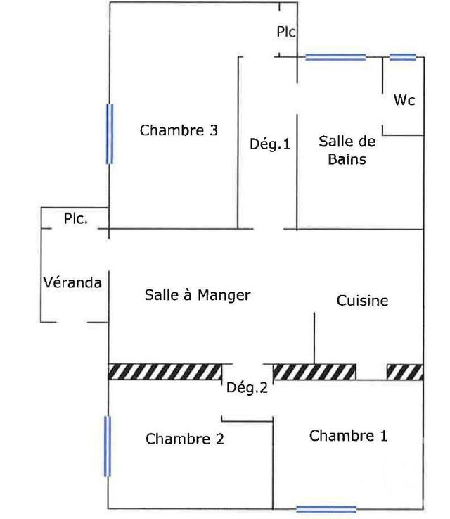 Appartement F4 à vendre - 4 pièces - 64,50 m2 - Montbeliard - 25 - FRANCHE-COMTE