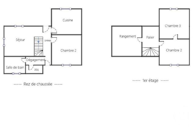 Maison &agrave; louer - 4 pi&egrave;ces - 71,98 m2 - Exincourt - 25 - FRANCHE-COMTE