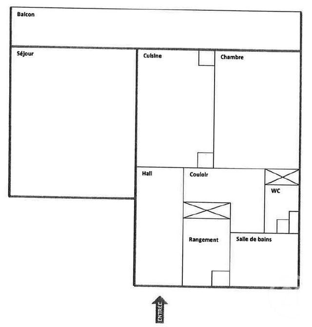 Appartement F2 &agrave; louer - 2 pi&egrave;ces - 55,15 m2 - Sochaux - 25 - FRANCHE-COMTE