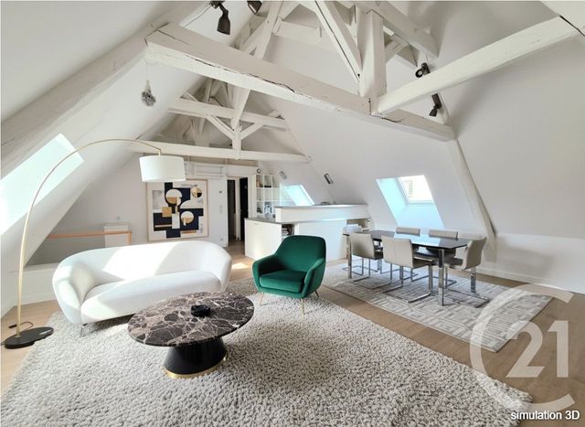 Appartement F2 &agrave; vendre - 2 pi&egrave;ces - 52 m2 - Pontoise - 95 - ILE-DE-FRANCE