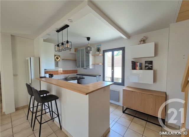 Appartement F3 &agrave; vendre - 3 pi&egrave;ces - 60,85 m2 - Auvers Sur Oise - 95 - ILE-DE-FRANCE