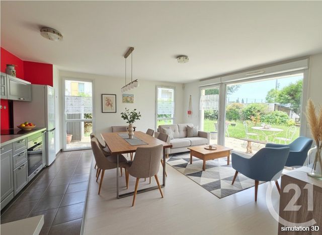 Appartement F3 &agrave; vendre - 3 pi&egrave;ces - 63,42 m2 - Pontoise - 95 - ILE-DE-FRANCE