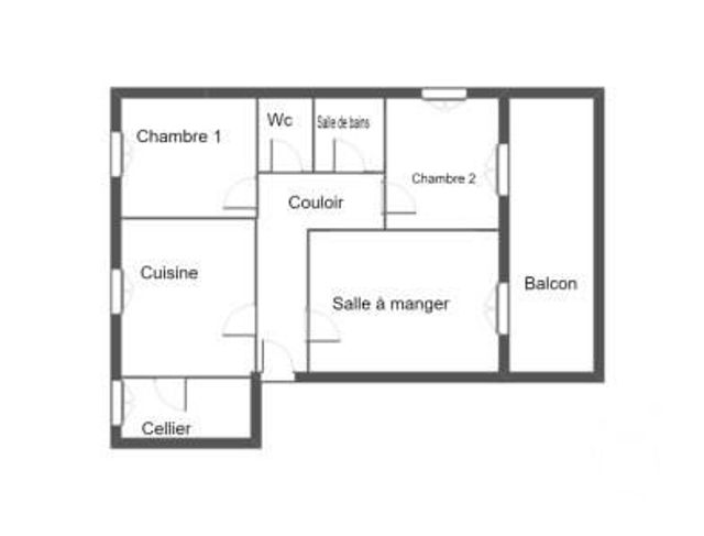 Appartement T3 à vendre - 3 pièces - 61,53 m2 - Montauban - 82 - MIDI-PYRENEES