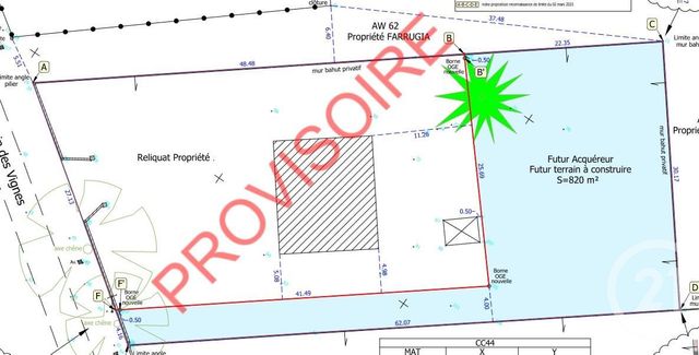 Terrain &agrave; vendre - 820 m2 - St Etienne De Tulmont - 82 - MIDI-PYRENEES