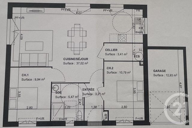 Maison à vendre - 3 pièces - 69,81 m2 - Montauban - 82 - MIDI-PYRENEES